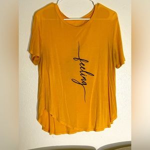 Women’s Casual Yellow T-Shirt